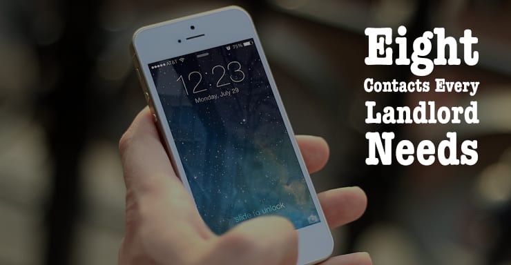 Eight Contacts Every Landlord Needs