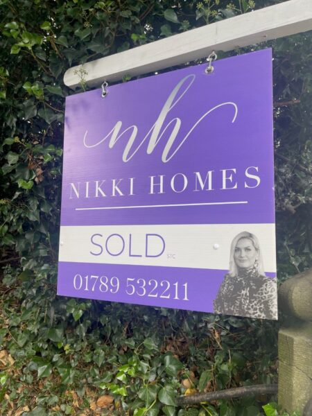 nikki homes for sale sign