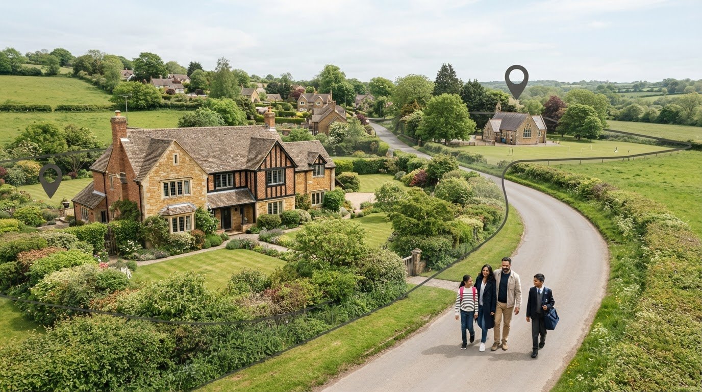 Family homes in Hampton Lucy school catchment: check priority
